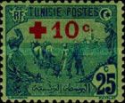 Farmer overprinted Red Cross and surcharged