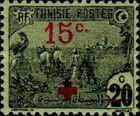 Farmer overprinted Red Cross and surcharged