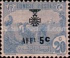 Farmer overprinted and surcharged