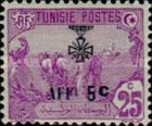 Farmer overprinted and surcharged