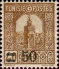 Great Mosque of Tunis surcharged