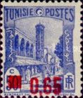 Halfaouine Mosque in Tunis surcharged