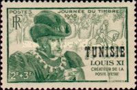 Postal History: Louis XI overprinted