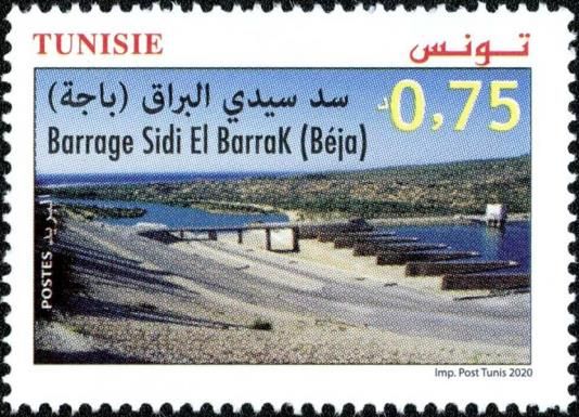 Sidi El-Barraq Dam in Béja