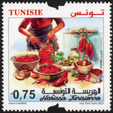 Preparing Harissa