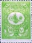 External post stamp - small Tughra of Abdul Hamid II