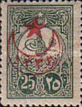 overprint on Internal post stamps 1908