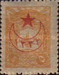 overprint on Internal post stamps 1905