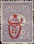 overprint on External post stamps 1901