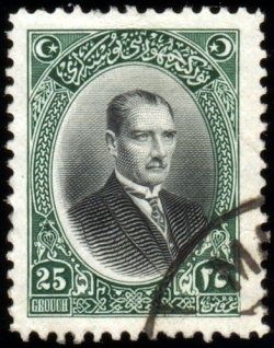 Kemal Ataturk (arabic letters)