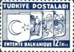 Arms of Turkey, Greece, Romania and Yugoslavia