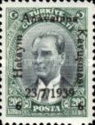 Stamps of year 1910 with overprint