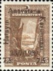 Stamps of year 1910 with overprint