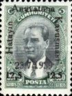 Stamps of year 1910 with overprint