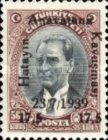 Stamps of year 1910 with overprint