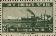 Steamer "Etrusk" in the Port of Izmir