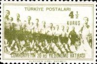 Soccer Team on Parade