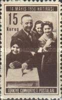 Aged Woman Casting Ballot