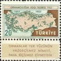 Forestry Map of Turkey