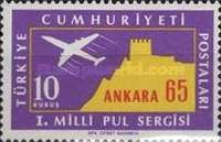 Plane over Ankara Castle