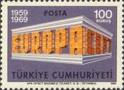 "EUROPA" and "CEPT" in Temple Form