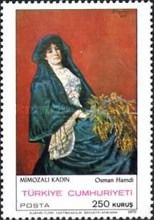 Mimozalı Kadın by Osman Hamdi Bey