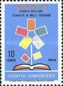Stylized flower with stamps