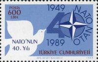 Peace Dove and NATO Emblem