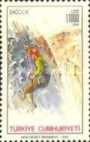 Mountain Climber on Rope