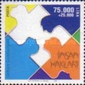 Puzzle Piece with Outlines of People's Faces