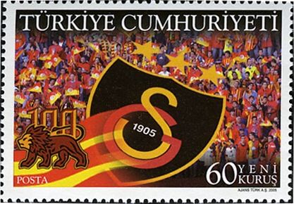 Club Emblem and Soccer Stadium Crowd
