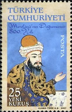 Jalal ad-Din Rumi (1207-1273), Poet of Persian-Islamic Mysti