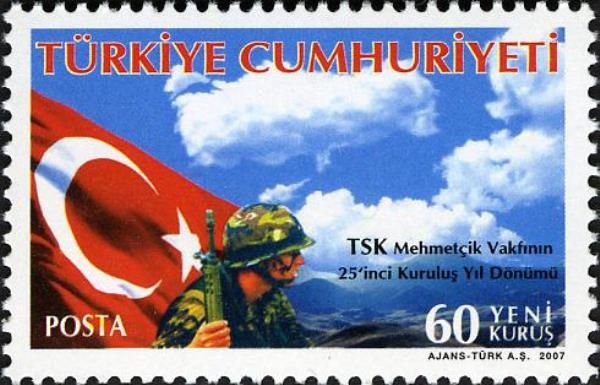 Soldier with National Flag
