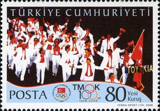 Turkish Athletes at Opening Ceremony
