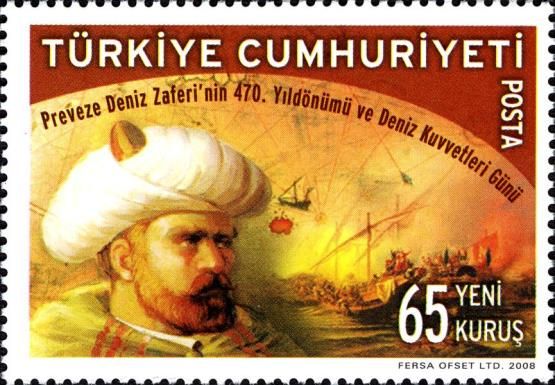 Barbaros Hayrettin Pasha (1473-1546), Leader of the Ottoman