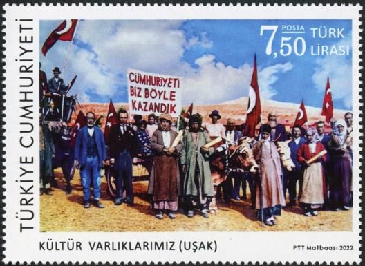 Photograph of Republic Day Celebration in Uşak, 1933