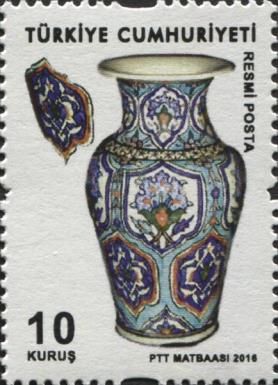 Glazed vase