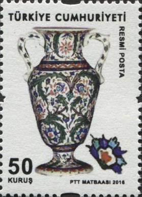 Glazed vase