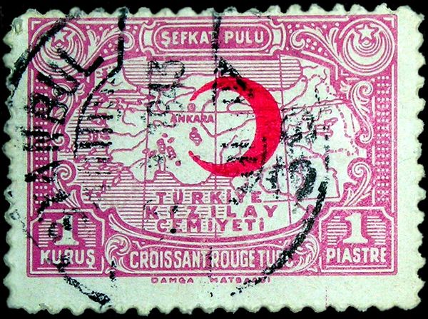 Map of Turkey, violet