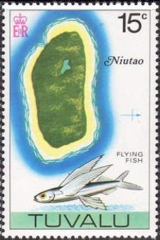 20c-coin, Flyingfish (Cypselurus sp.)
