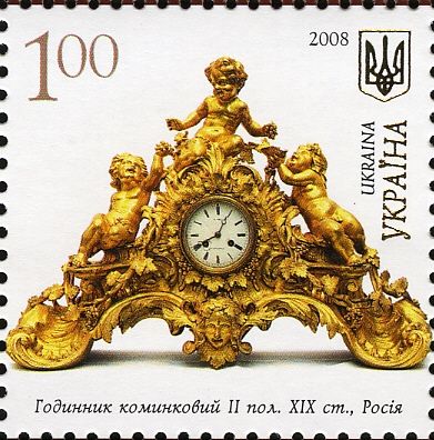 Mantel clock, 2nd part of XIX с., Russia