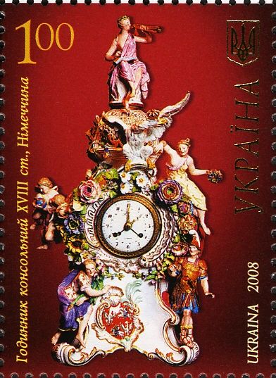 Console clock, XVIII с., Germany