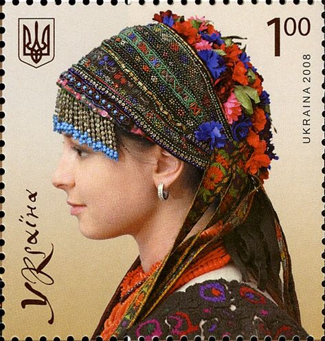 Wedding head-dress, Land of Ternopil