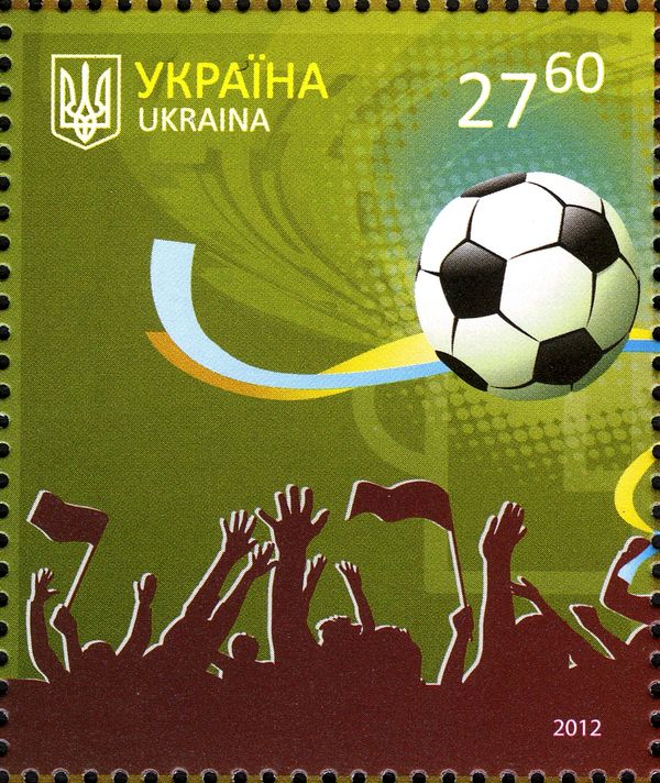 Ball, flag and fans