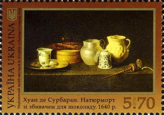Juan de Zurbaran - Still life with mixer for chocolate