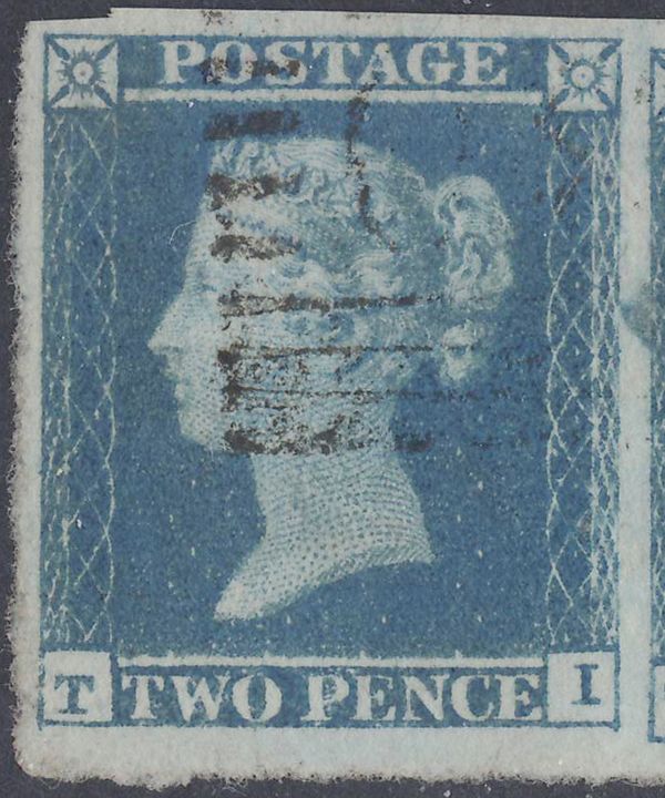 2d Blue Violet from Plates 3 and 4