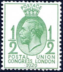 King George V - Postal Union Congress