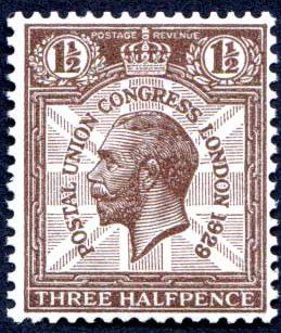 King George V - Postal Union Congress