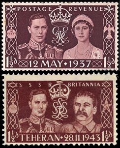 King George VI and Queen Elizabeth