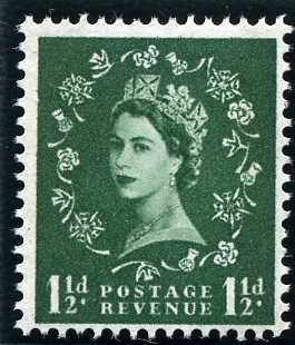Queen Elizabeth II - Predecimal Wilding